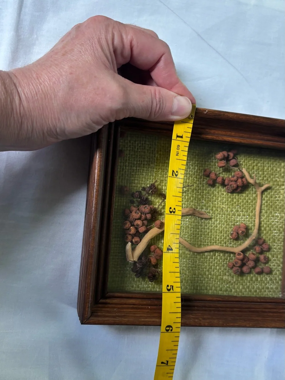 Vintage Wooden 1970’s Shadow Box (keep display or make your own) Folk Art
